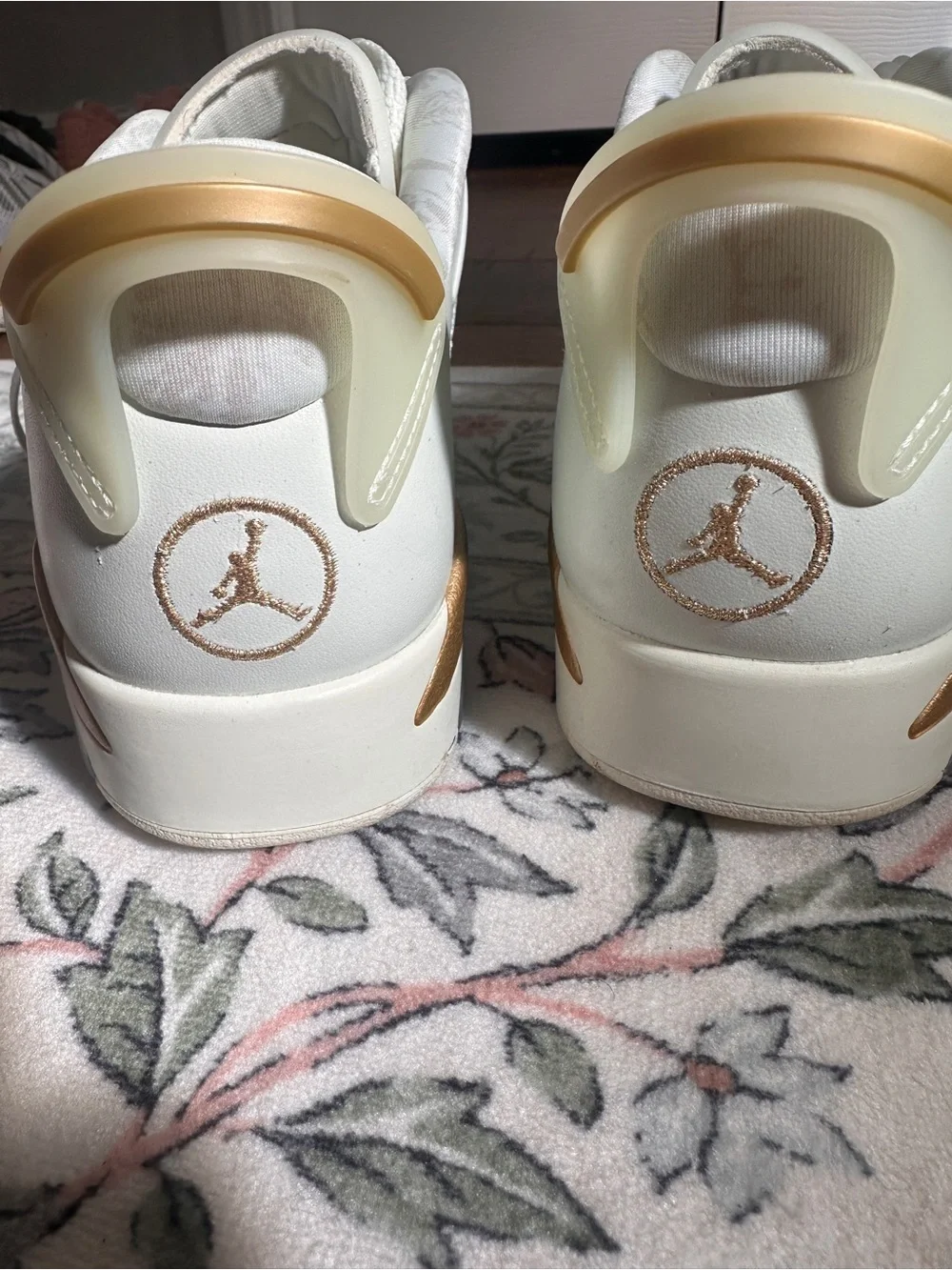 Air Jordan 6 Retro Low Lunar New Year White Gold DH6928-073 Men Size 9.5